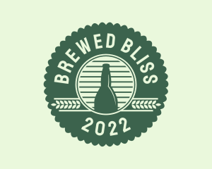 Hipster Brewery Beer logo design