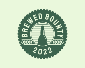 Hipster Brewery Beer logo
