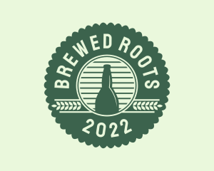 Hipster Brewery Beer logo