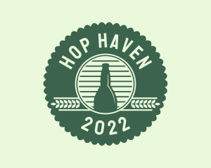 Hipster Brewery Beer logo