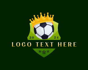 Football Soccer Crown logo