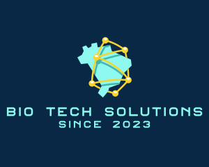 Brazil Tech Network  logo design