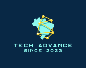 Brazil Tech Network  logo design