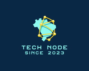 Brazil Tech Network  logo design