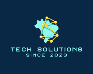 Brazil Tech Network  logo design