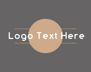 Generic Brown Circle Business logo