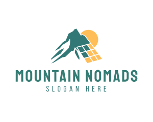 Solar Energy Mountain logo design