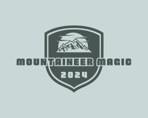 Mountain Hiking Adventure logo design