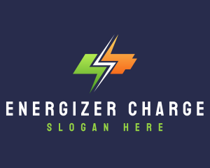 Battery Energy Bolt logo design