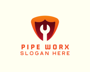 Wrench Maintenance Tool logo design