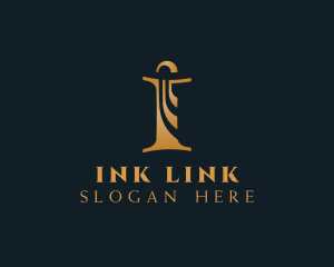 Gold Elegant Boutique logo design