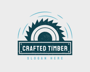 Sawmill Blade Tool logo design