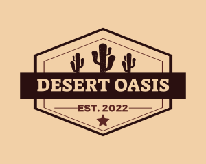 Western Cactus Ranch logo design