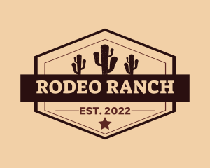 Western Cactus Ranch logo design