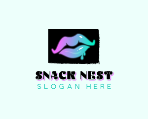 Intimate Lips Strip Club logo design