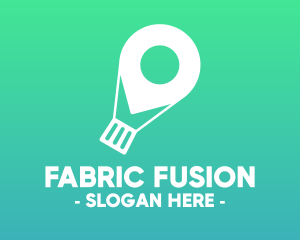 Location Navigation Balloon logo design