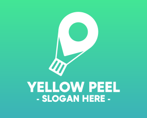 Location Navigation Balloon logo design