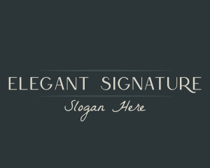 Elegant Premium Business logo design