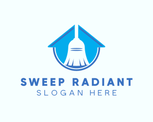 Home Clean Broom Sweeper logo