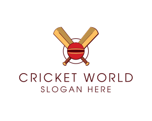 Cricket Ball Sport logo