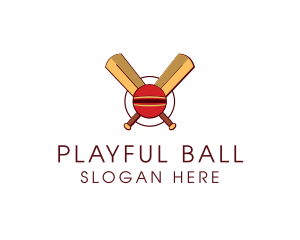 Cricket Ball Sport logo