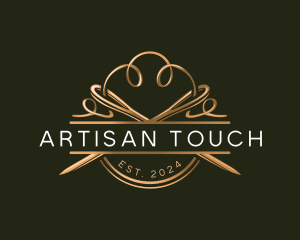 Needle Sewing Artisan logo design