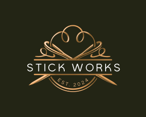 Needle Sewing Artisan logo design