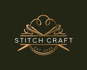 Needle Sewing Artisan logo design