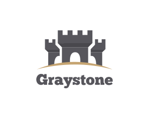 Gray Medieval Castles logo