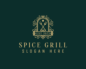 Gourmet Grill Restaurant  logo design