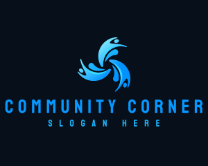 People Community Organization logo design