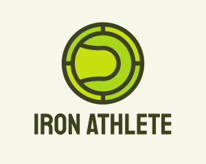 Tennis Ball Badge  logo design