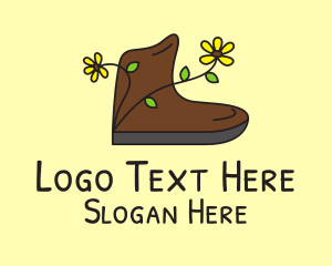 Flower Boot Shoe  logo
