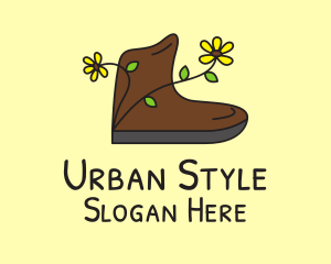 Flower Boot Shoe  logo