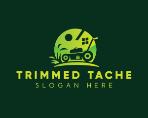 Lawn Care Grass Cutter logo design