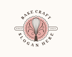 Culinary Baking Whisk logo design