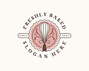 Culinary Baking Whisk logo design