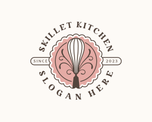 Culinary Baking Whisk logo design