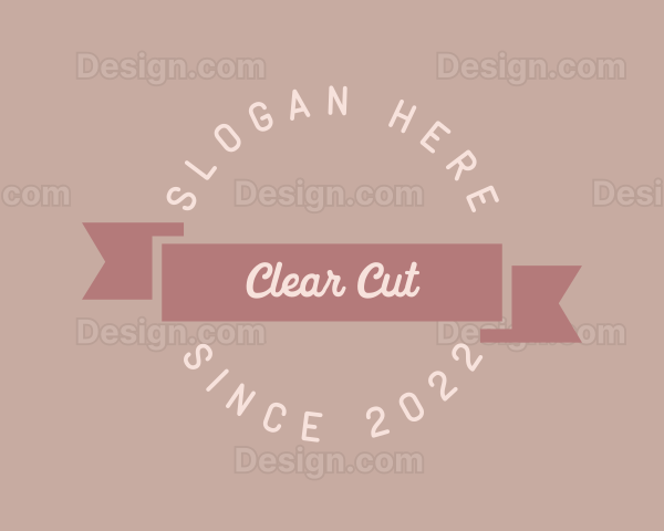 Fancy Chic Banner Logo