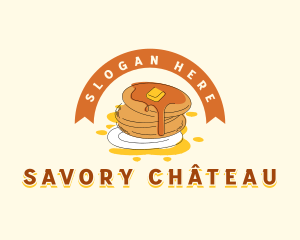 Breakfast Pancake Restaurant logo design