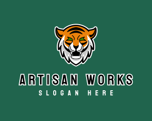 Wild Tiger Animal logo design