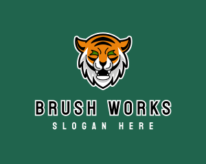 Wild Tiger Animal logo design