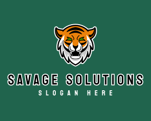 Wild Tiger Animal logo design