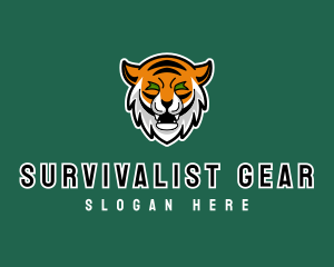 Wild Tiger Animal logo design