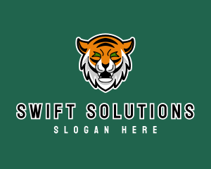 Wild Tiger Animal logo design