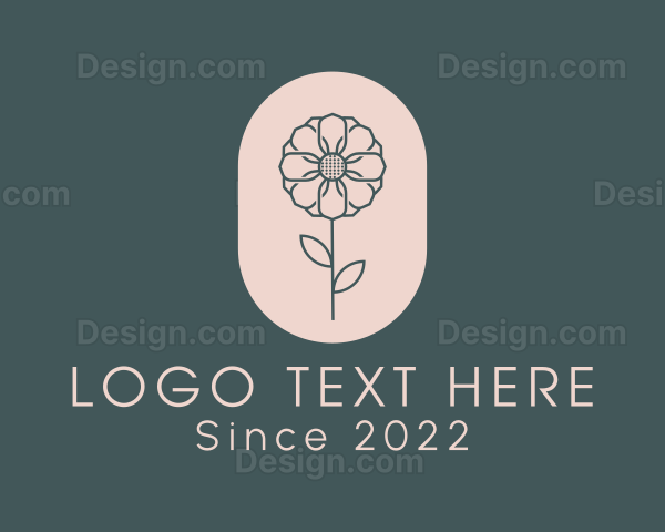 Daisy Flower Garden Logo