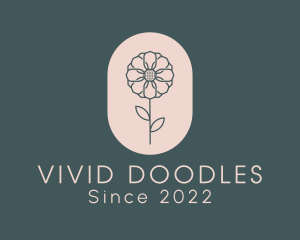 Daisy Flower Garden logo design