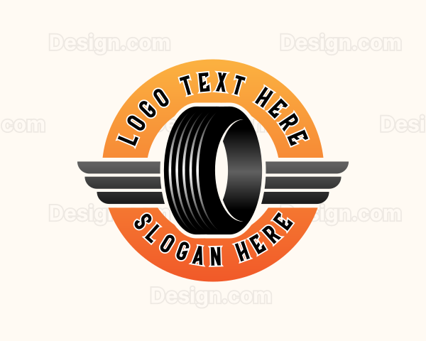 Tire Wing Vulcanizing Logo