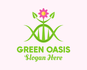 Sharp Green Plant logo design