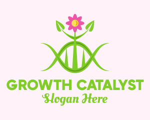 Sharp Green Plant logo design